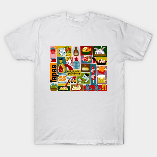 Tapas T-Shirt by soniapascual